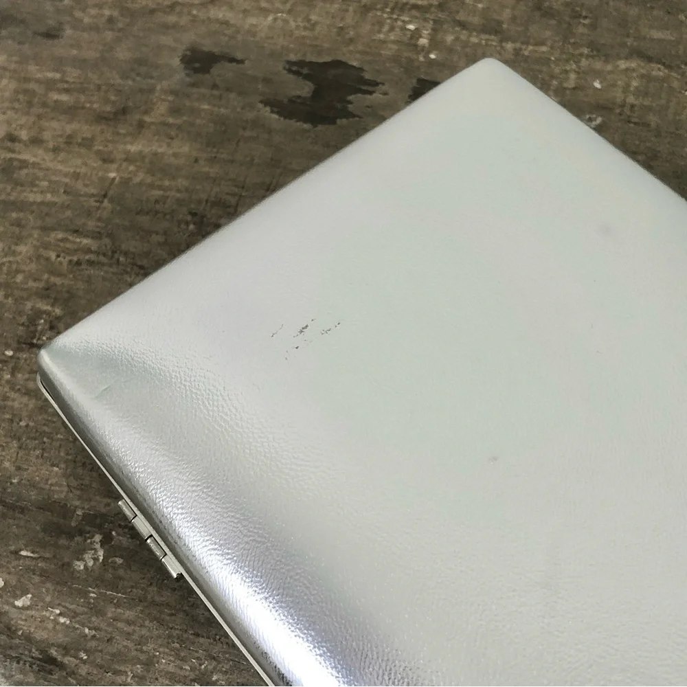 EVER NEW Handbag Silver Pink Clutch Bridal Bridesmaid Wedding Formal Dressy - Picture 14 of 16